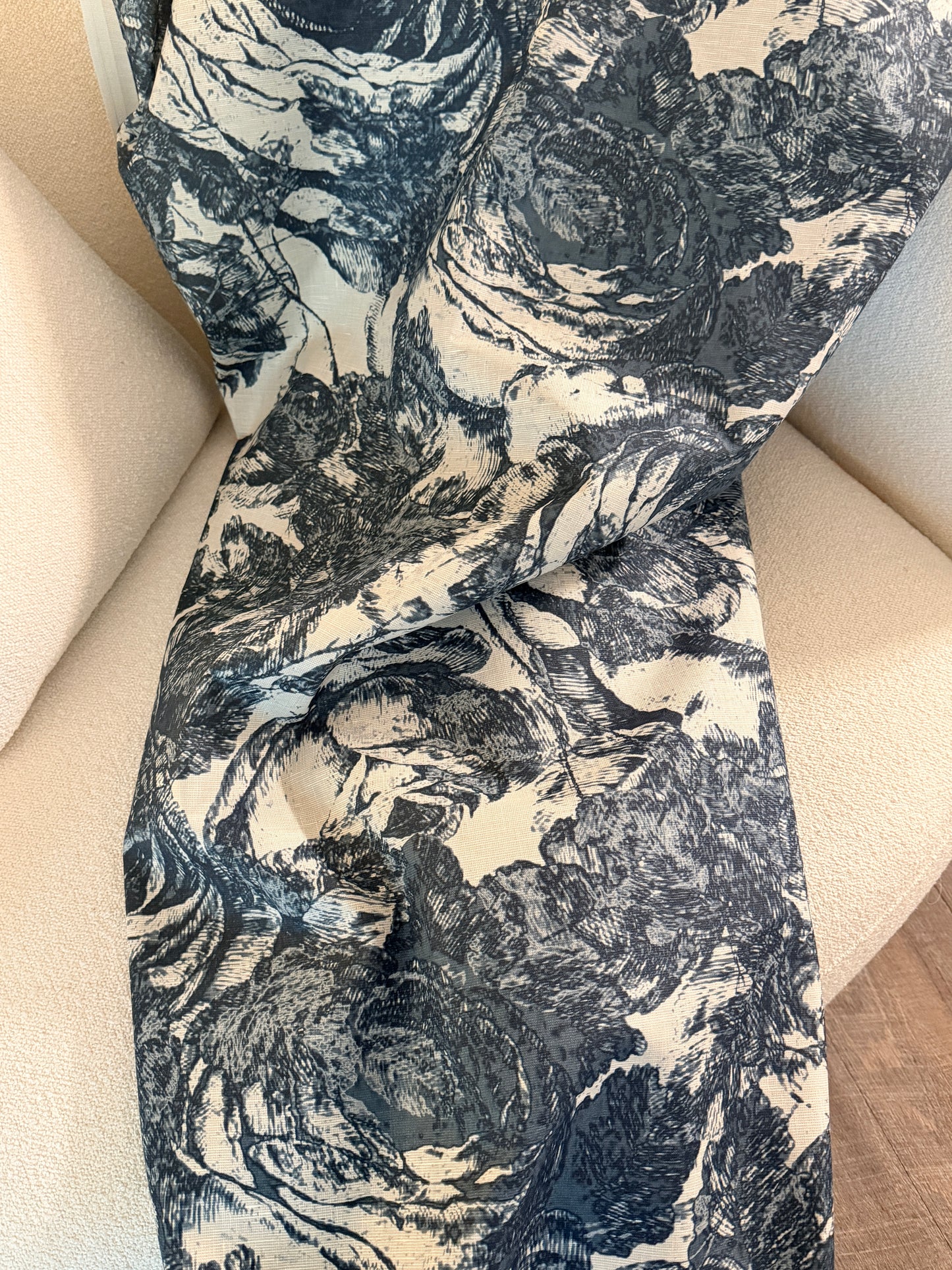 Ballard | Mitzi Blue Botanical | 5.5 Yards
