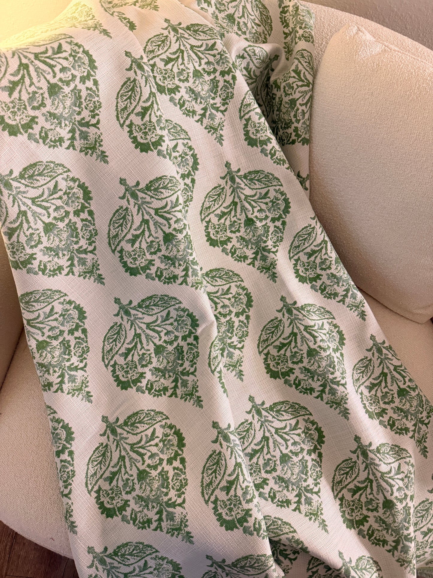 Ballard Designs | Ramara Green Medallion | 2.5 Yards
