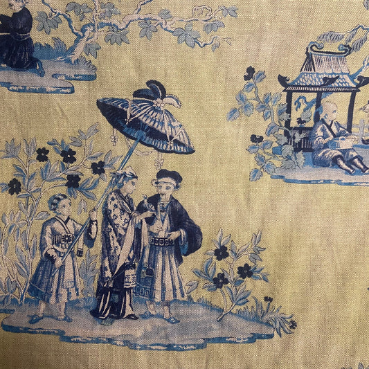 Thibaut “Looking Glass” Chinoiserie Fabric