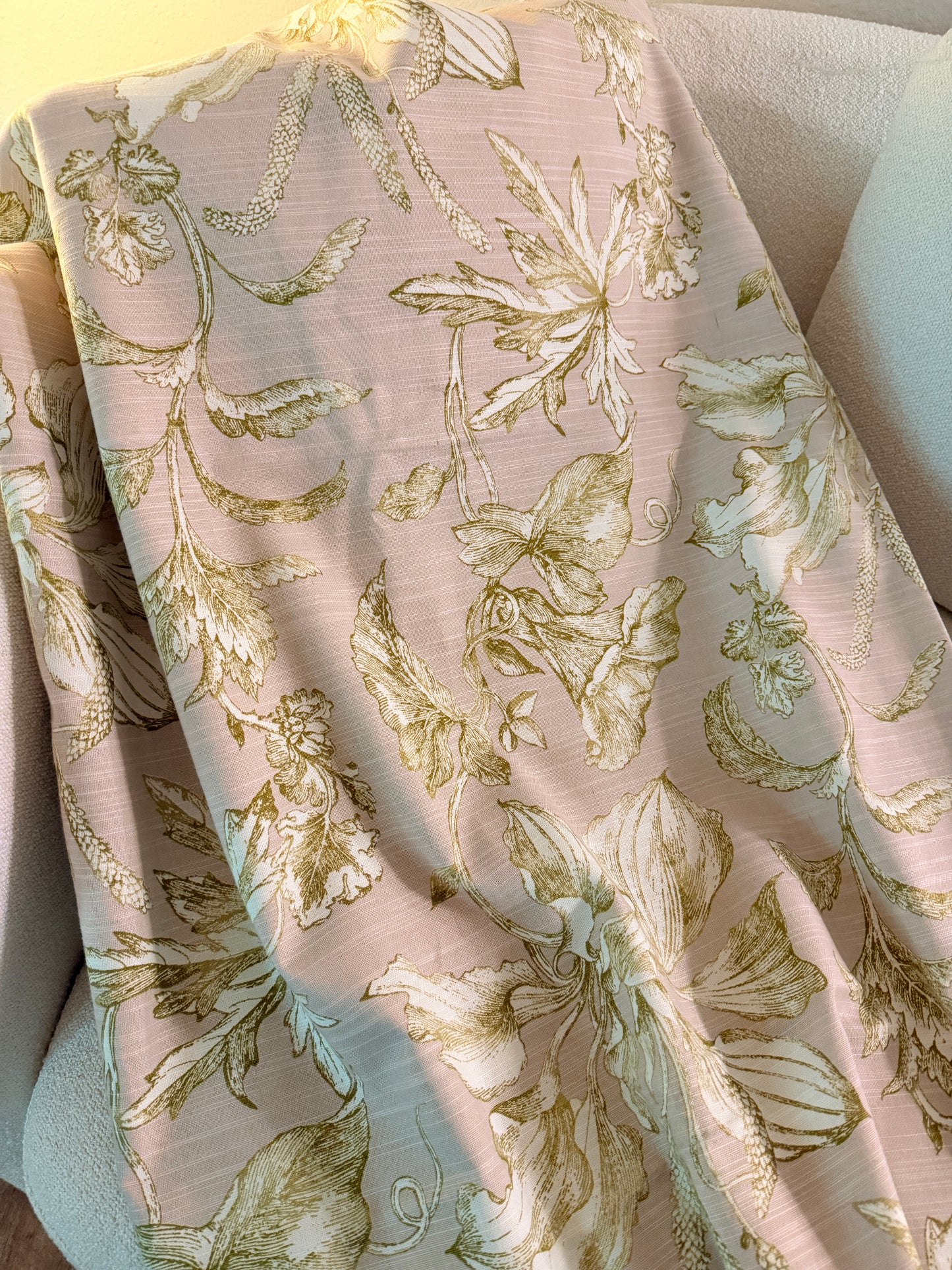 Richloom | Blush Botanical | 2 Yards