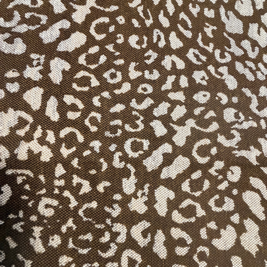 Maker Unknown | Chocolate Leopard | 2 Yards