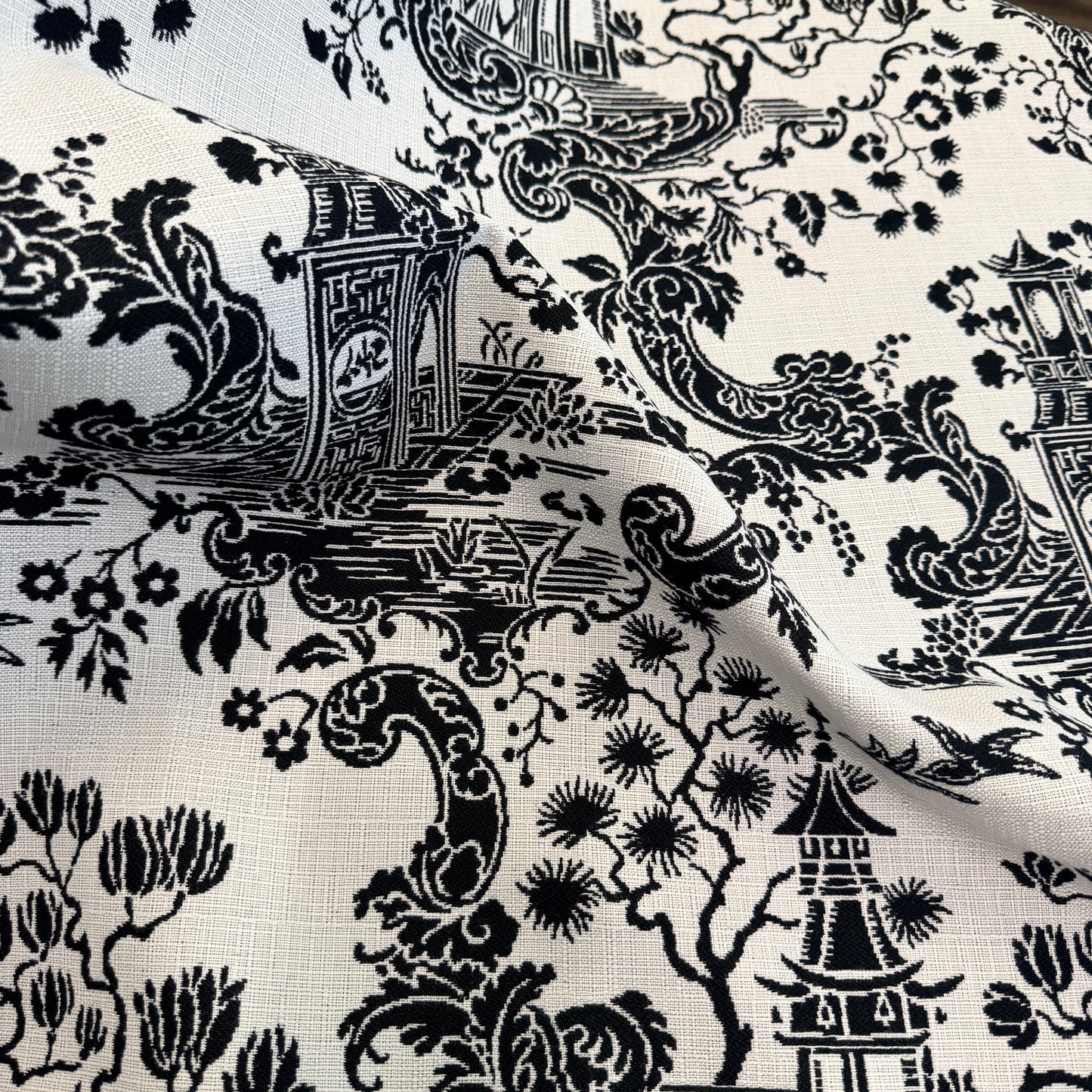 Ballard Designs | Pagoda Black Sunbrella | 4.0 Yards