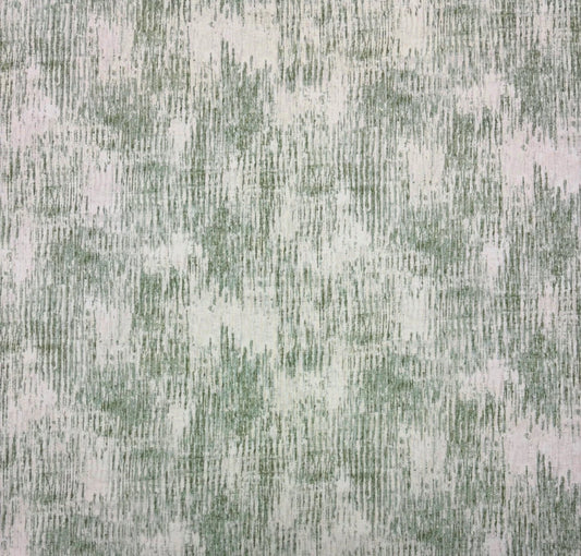 Kravet Barbara Barry Modern Watercress Green Abstract Print fabric remnant
